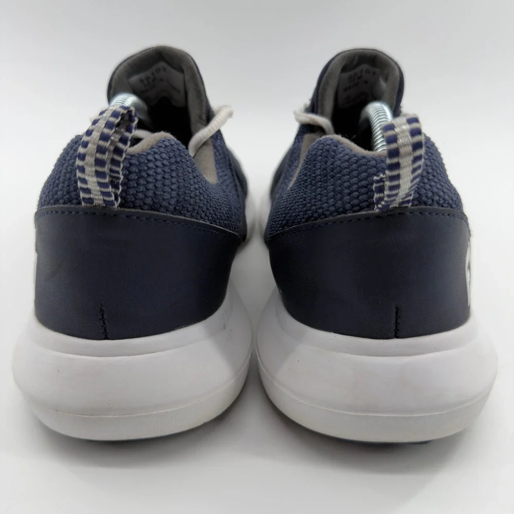 FootJoy Flex Mens Golf Shoes Navy Blue Spikeless Mesh Athletic Size 10 M
